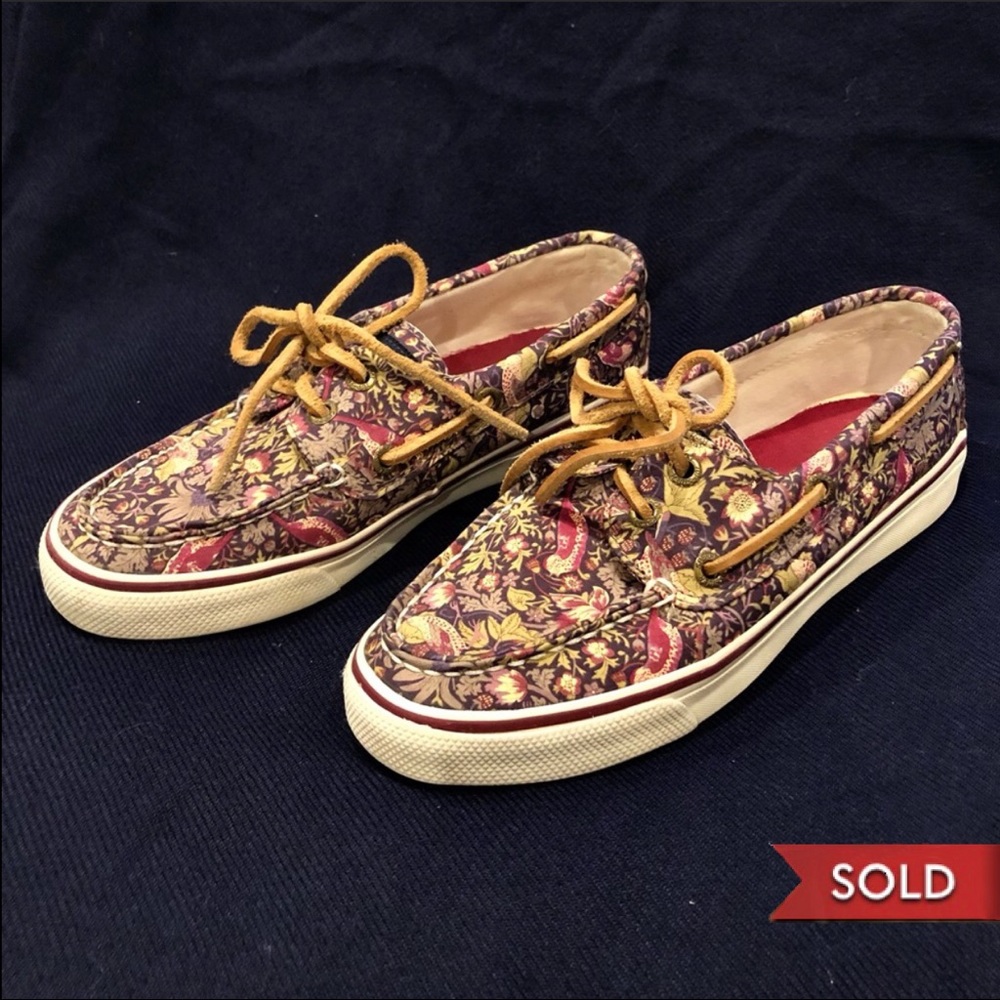 ALREADY SOLD ~ Sperry Top Sider Floral Boat Shoes